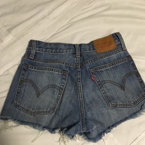 Levi’s “wedgie” shorts from nasty gal size 24